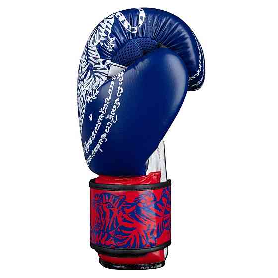 Боксерські рукавиці Phantom Muay Thai Blue 10 унцій (бинти в подарунок) Каменское