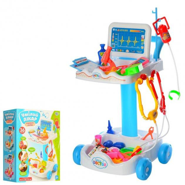 Набір лікаря Limo Toy з візком Біло-блакитний (606-5) Чернігів - фото 2