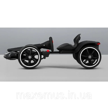 Детский электрокарт Spoko SP-V17 с пультом управления и EVA колесами, 6V, до 55 кг (Черный) Мостиска