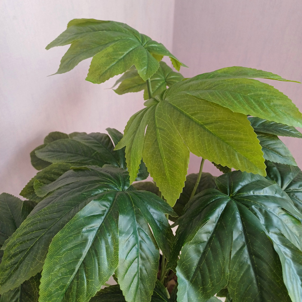 Штучний кущ Фатсіі із латексу Дніпро - фото 4