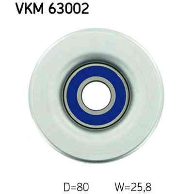 Ролик натяжителя ремня SKF VKM 63002 Винница