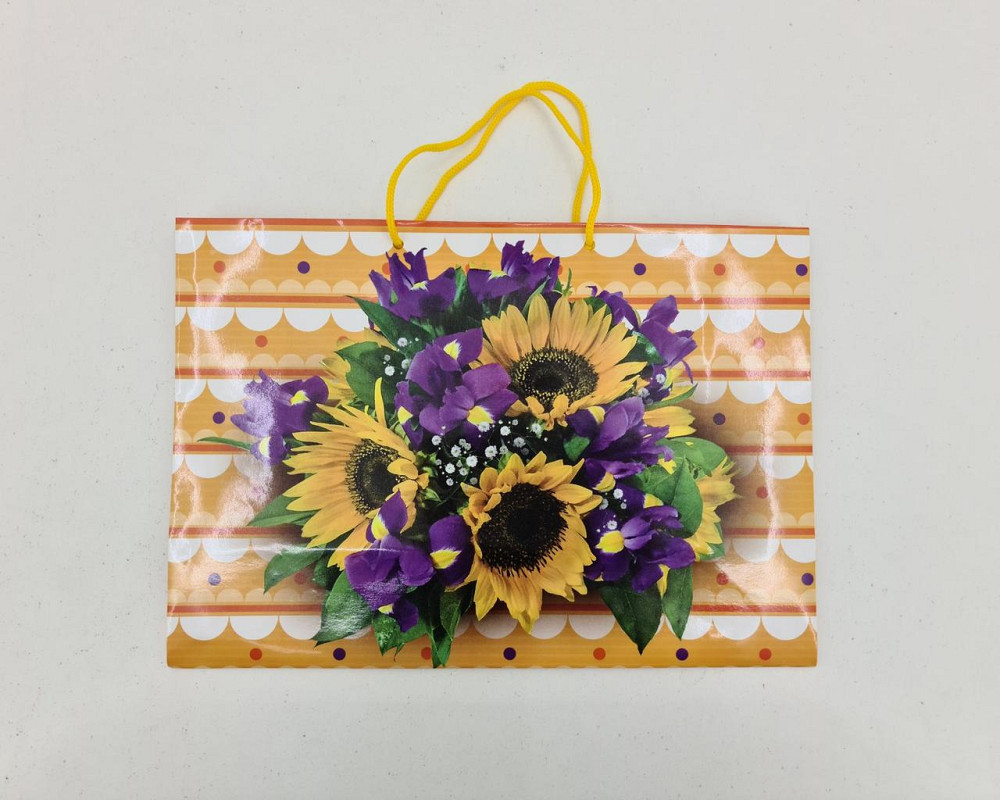 Бумажный большой горизонтальный пакет  36/22/10(артBG-018) (12 шт) Харьков - изображение 2