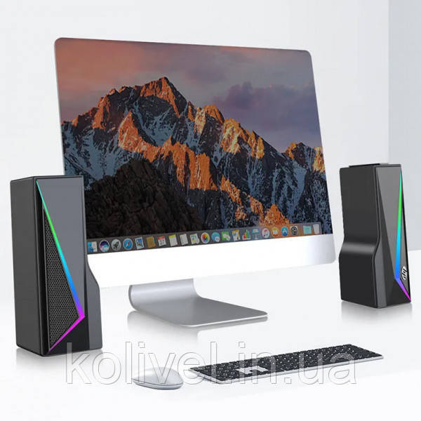 Акустична система (саундбар) 2.0 HP DHE-6005, USB, 6Вт, LED RGB (DHE-6005) Киев - изображение 7