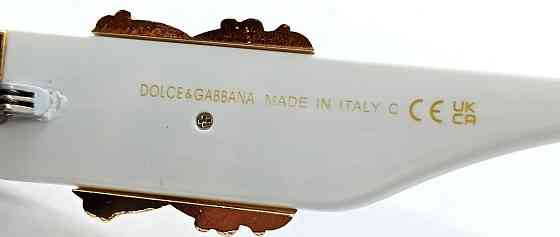 Брендові окуляри жіночі чорно-білі, великі, із золотим логотипом модні. Київ