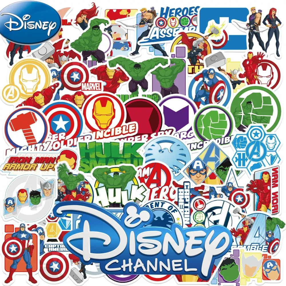 Набір вінілових наклейок Marvel Супергерої WTD-049 Запоріжжя - фото 1