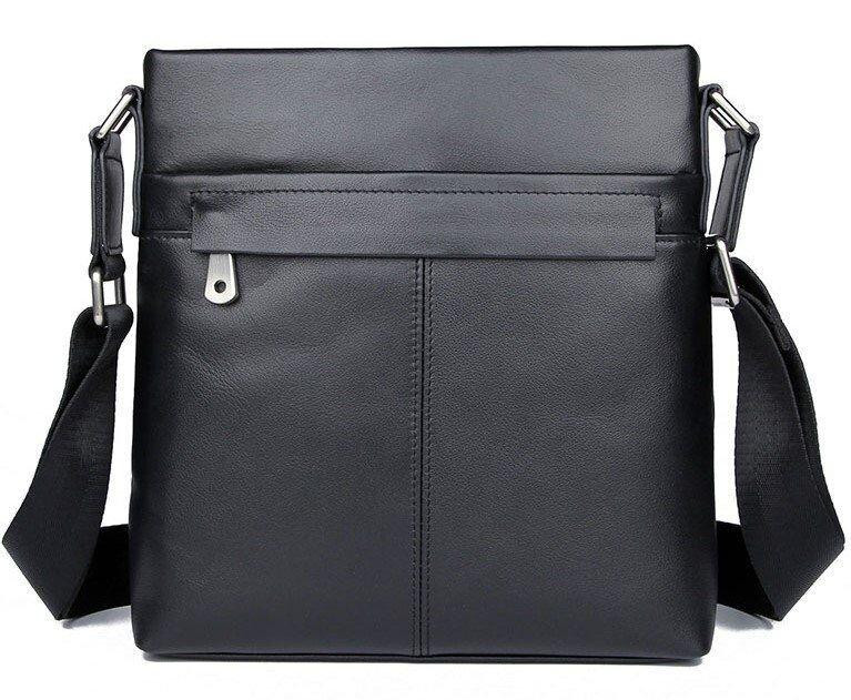 Сумка мужская в гладкой коже Vintage 14981 Черная Киев - изображение 1