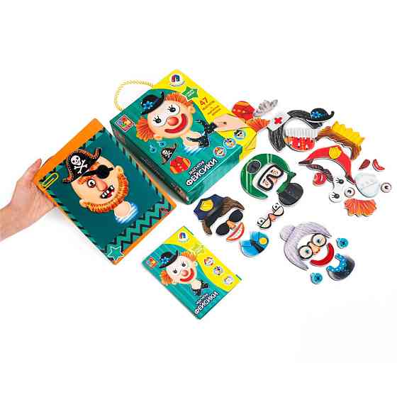 Дитяча настільна гра "Фейсики" VT3702-15 на магнітах Вінниця