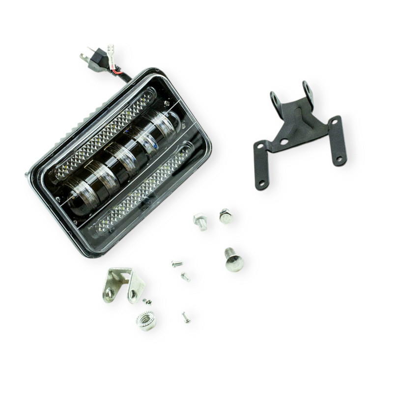 Фара LED прямокутна 170х110х60 (ДВШ) 50W ближній CREE, ДХО додаткова Мукачево - фото 1