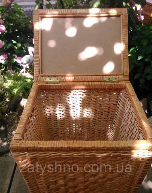 Ящик великий з шухлядою плетений натуральний Київ - фото 3