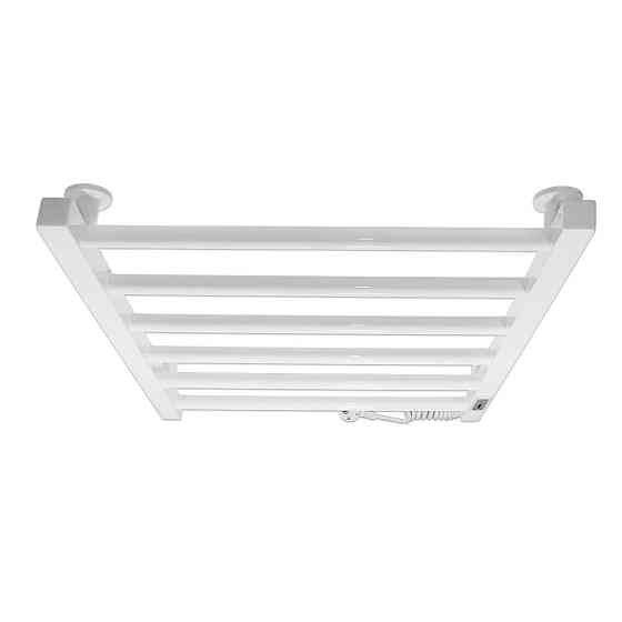 Электрический полотенцесушитель Laris Зебра Альфа ЧК6 400Х600 Э белый, правое подключение Киев