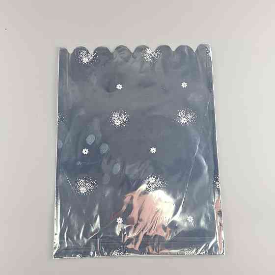 Пакет с рисунком для упаковки подарков   (25*35) №88 фольгированный 