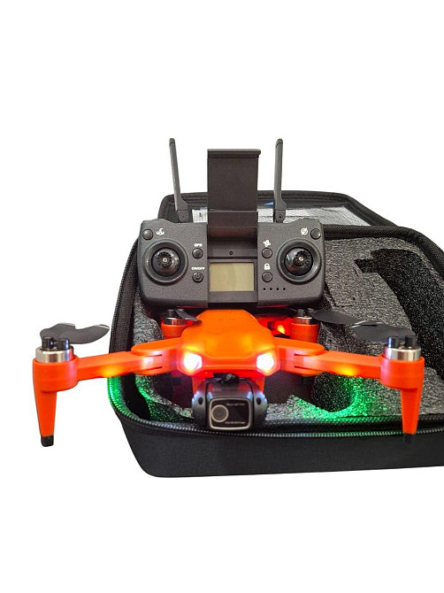 Квадрокоптер L900 PRO 6K GPS з кейсом (до 1200м) 28 хвилин польоту (Помаранчевий) Київ - фото 7