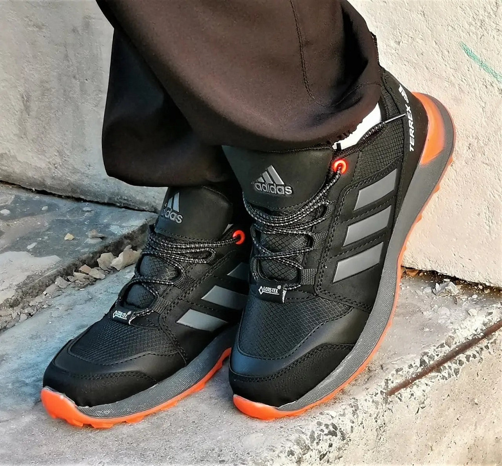Термо Кроссовки Adidas Terrex Мужские Черные Адидас Терекс Еврозима Gore-Tex (размеры: 42) Днепр - изображение 9