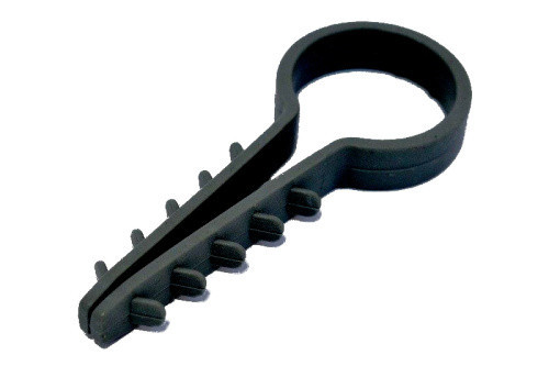 Дюбель-ялинка Ø10 для круглих дротів чорний (пач 100шт) APRO Рівне - фото 1