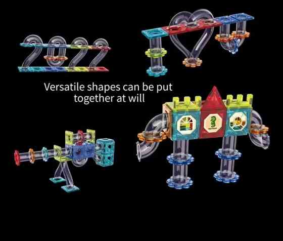 Конструктор магнитный с свето-звуковыми эфектами на 120 деталей Каменец-Подольский
