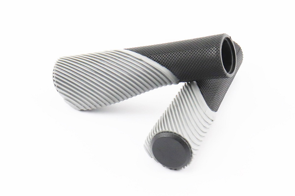 Ручки керма 135мм, ергономічні, чорно-сірі CR-G303 Київ - фото 1