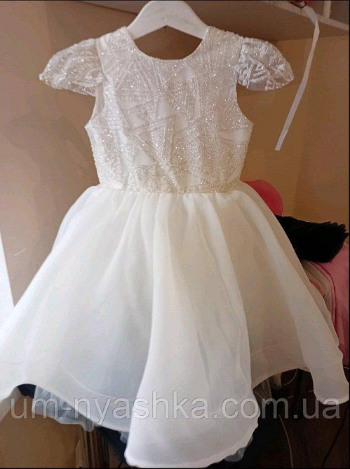 Платье Белое нарядное с блестками для девочки Кривой Рог - изображение 9