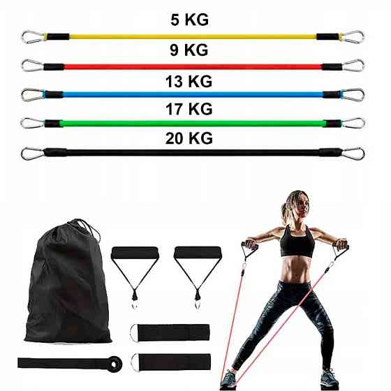 Набор эспандеров трубчатых силовых 