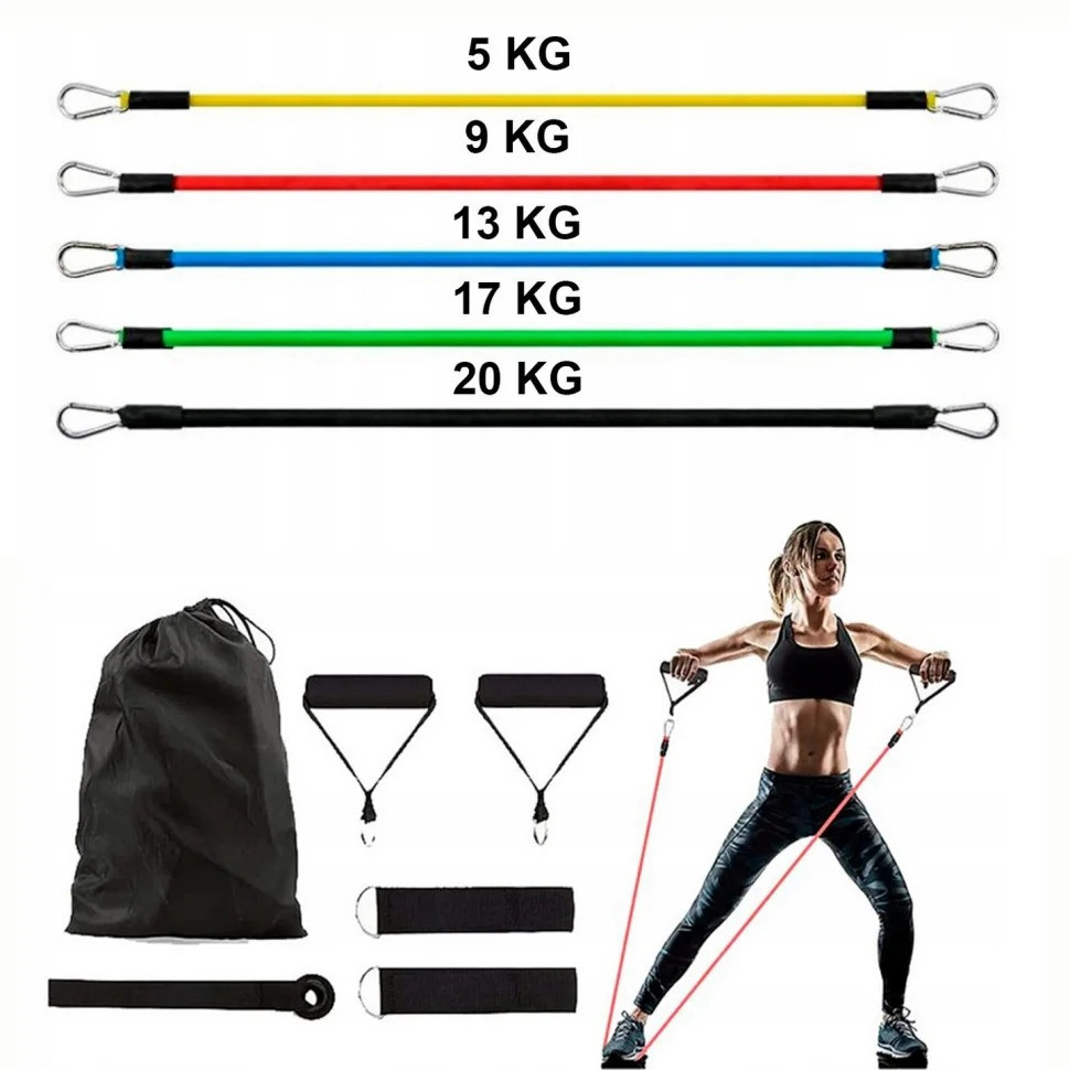 Набор эспандеров трубчатых силовых 