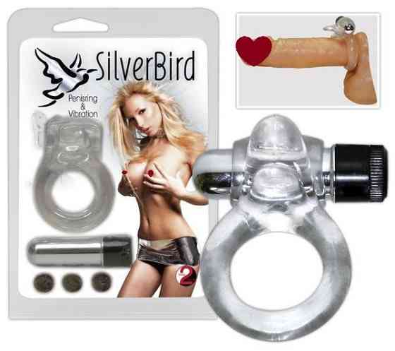 Виброкольцо SILVER BIRD Sex Aura Киев