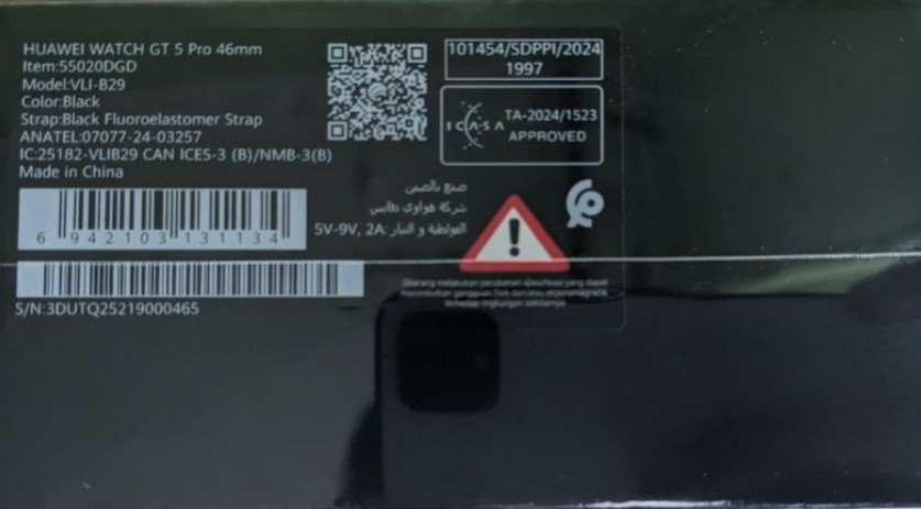 Смарт-годинник Huawei watch GT 5 Pro Black 46mm. Київ - фото 2