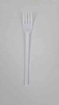 Виделка столова одноразова пластикова 2,2 г БІЛА (100 шт.) (100 шт.) Харків
