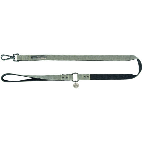 Повідок Trixie CityStyle для собак бавовна M–L 1 м 20 мм світло-сірий Київ - фото 3