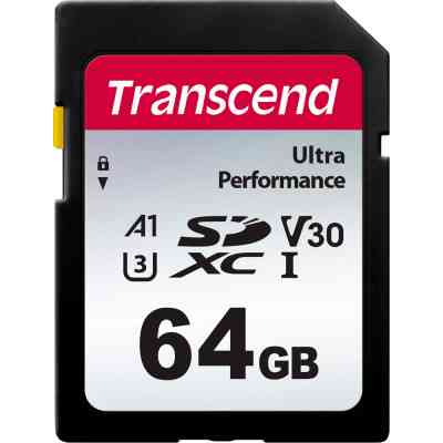 Карта памяти Transcend 64GB SD class 10 UHS-I U3 4K (TS64GSDC340S) Винница