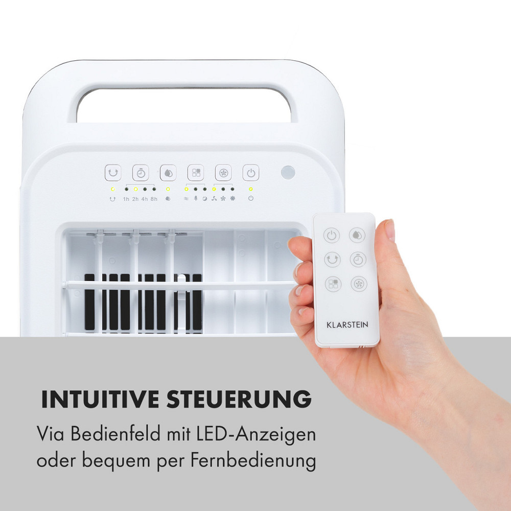 Cooler Rush вентилятор воздухоохладитель 5.5L 45W пульт дистанционного управления 2x пакет со льдом белый Ровно - изображение 7