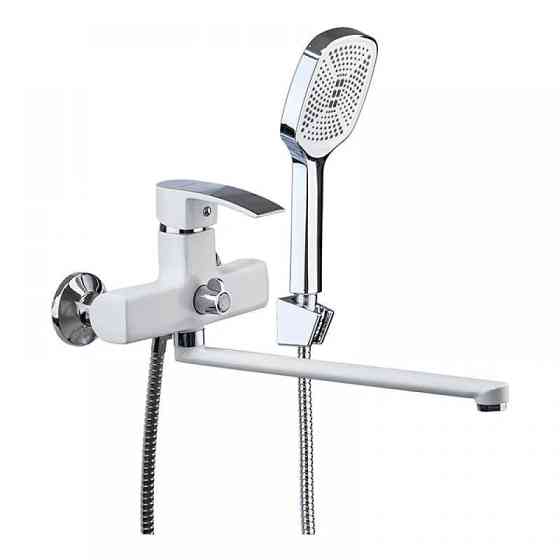 Смеситель для ванны MIXXUS MAGNUM 006 (EURO) WHITE-CHROME, белый Харьков