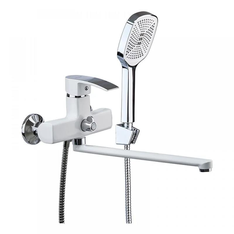 Смеситель для ванны MIXXUS MAGNUM 006 (EURO) WHITE-CHROME, белый Харьков - изображение 1