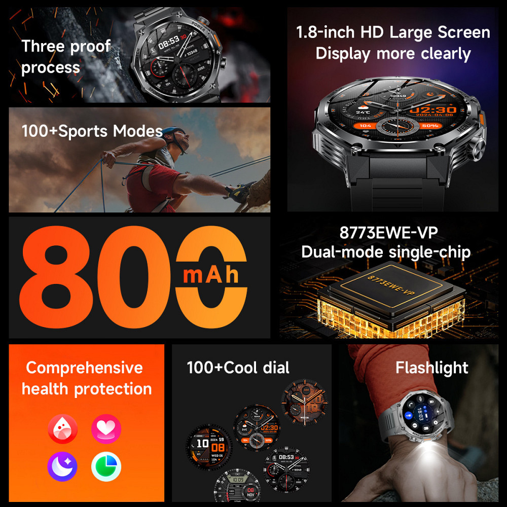 Розумний смарт-годинник Smart Surf X Pro Silver Steel (2 ремінці) Вінниця - фото 19