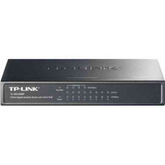 Комутатор TP-Link TL-SG1008P, 8 портовий, 10/100/1000 / POE (TL-SG1008P) Киев