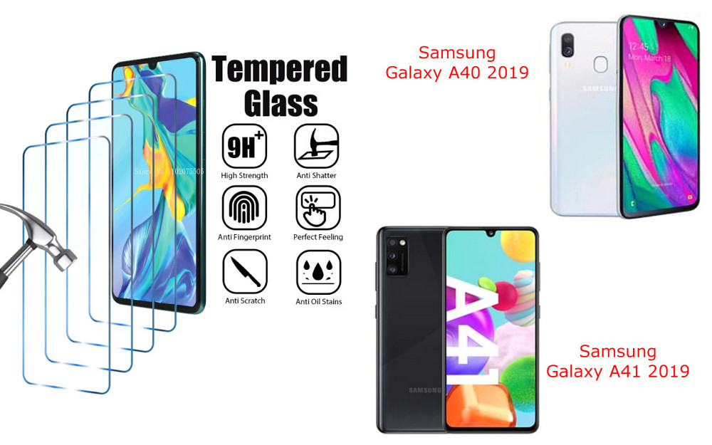 Захисне скло ArmorGlass для Samsung Galaxy A40 2019, Galaxy A41 2019 – стійке до подряпин та ударів Київ - фото 1
