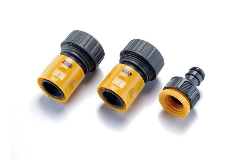 Набор для шланга 3/4 (коннектор 3/4 аквастоп, коннектор 3/4, адаптер 1/2+3/4) Харьков - изображение 1