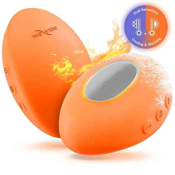 Клиторальный вибратор We-Vibe Temp Tangerine с функцией нагрева и охлаждения, оранжевый Sex Aura Киев