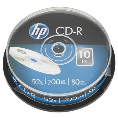 Диск CD HP CD-R 700MB 52X 10шт Spindle (69308/CRE00019-3) Винница - изображение 1