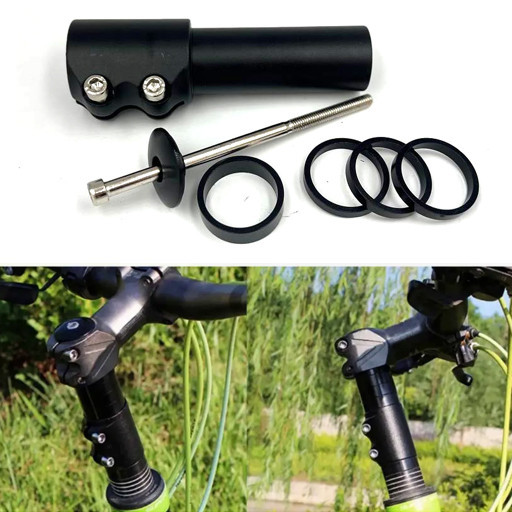 Подовжувач штока вилки винос керма для велосипеда Feel Fit чорний Бровари - фото 1