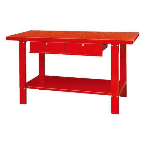 Верстак стальной профессиональный с выдвижными ящиками и нижней полкой 1500x640x865 мм TORIN PBW59250201 Одесса