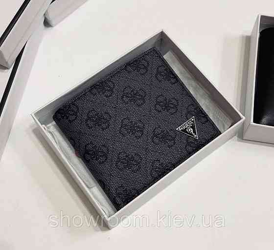 Мужской серый кошелек Guess (6010) Киев