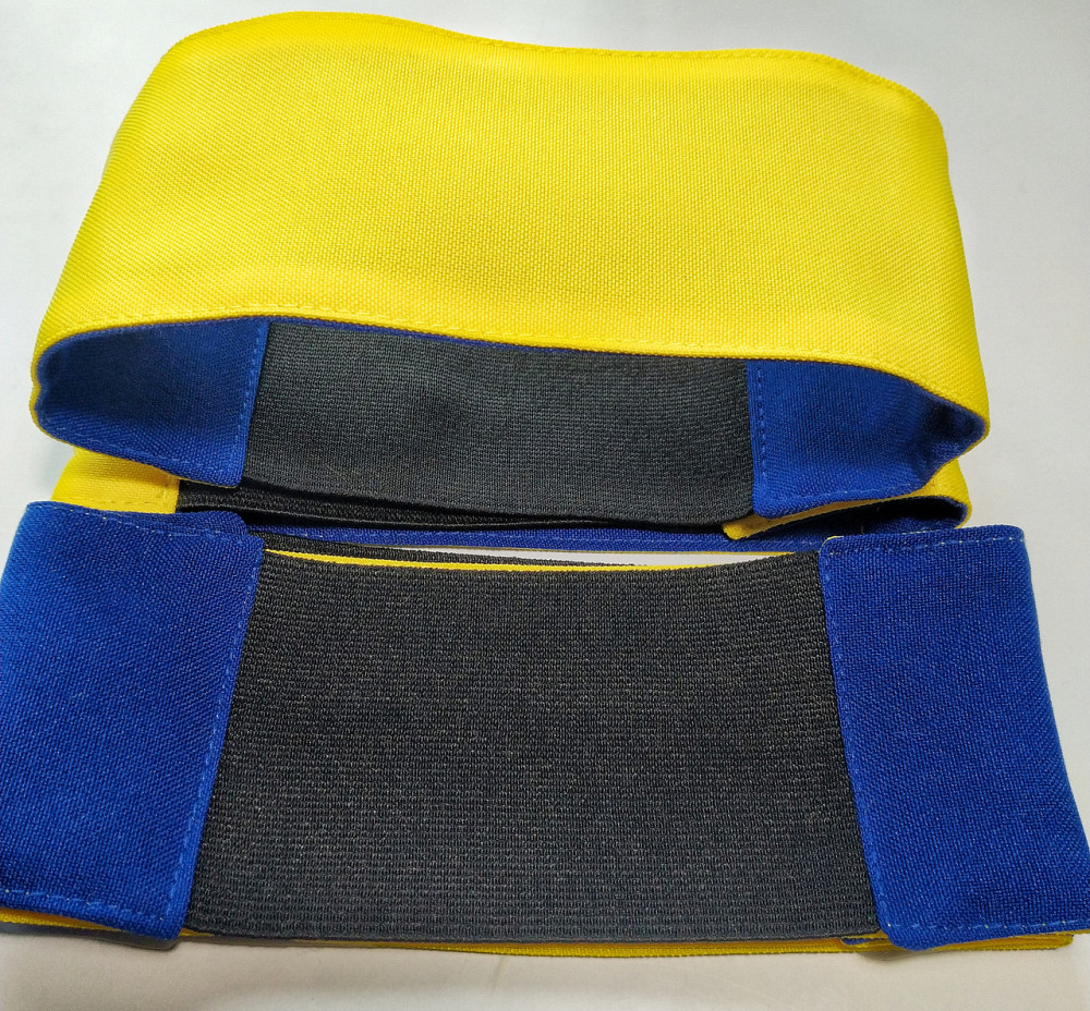 Пов'язка військовим на руку на резинці двокольорова Чернігів - фото 2