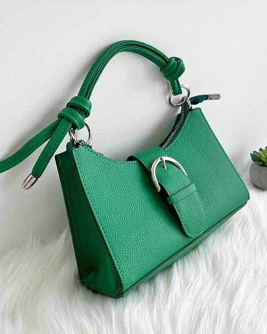 Стильная сумочка клатч багет женская молодежная яркая Турция Крохатушка одяг Киев - изображение 1