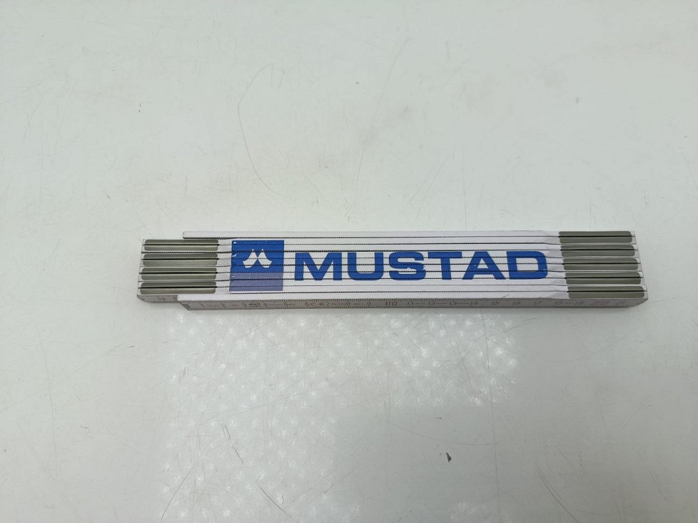 Складаний метр Mustad (2 метри) — Професійний вимірювальний інструмент Луцьк - фото 2