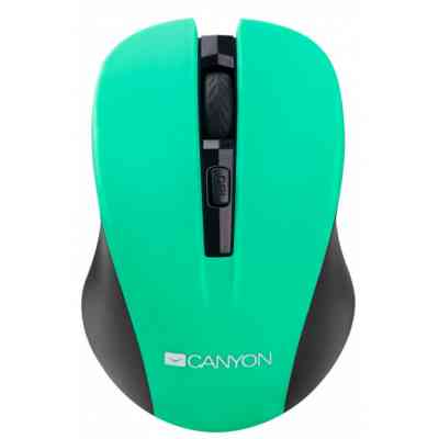Мишка Canyon CNE-CMSW1GR Wireless Black-Green (CNE-CMSW1GR) Вінниця