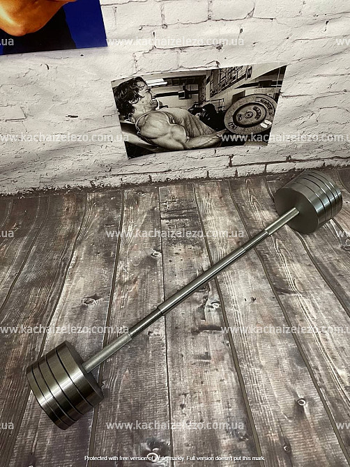 Гантели наборные 2 по 22 кг + Переходник для штанги Гантели, гири, штанги и диски металлические без покрытия Киев - изображение 3