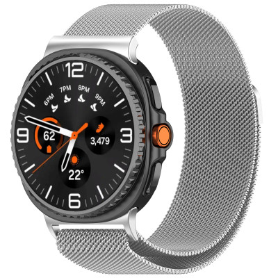 Ремешок для смарт-часов Armorstandart Milanese Magnetic Samsung Watch 8 / 8 Classic (20x113 mm) Silver (ARM87361) Винница - изображение 1