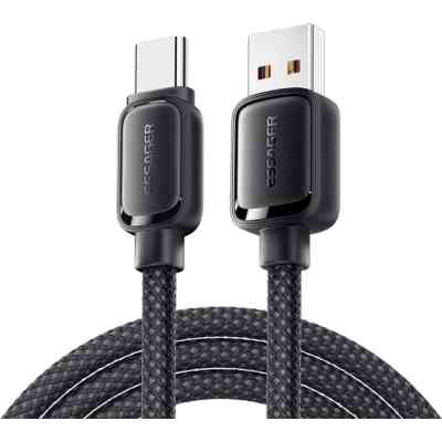 Дата кабель USB 2.0 AM to USB-C 1.0m 7A black Essager (EXCT-TD01-P) Винница