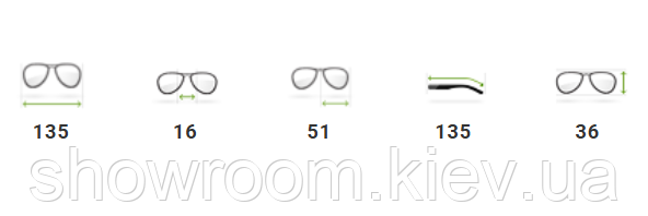 Жіноча брендова оправа BRB 25129 Київ - фото 2
