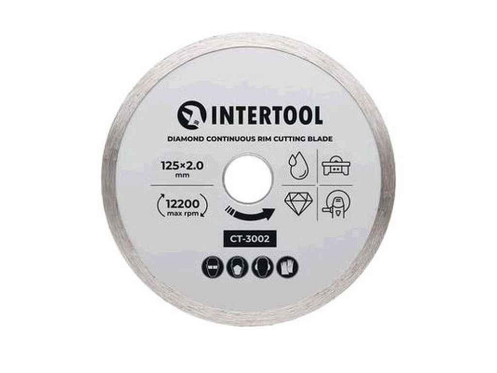 Диск відрізний по плитці, 125 мм алмазний 16-18% CT-3002 ТМ INTERTOOL Solmir Київ - фото 2
