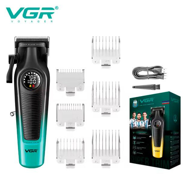 Машинка для стрижки VGR V-196 Green Днепр - изображение 1